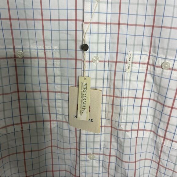 Duck Head Performance Poplin  Plead Guide Shirt NEW MEDIUM - Picture 5 of 9